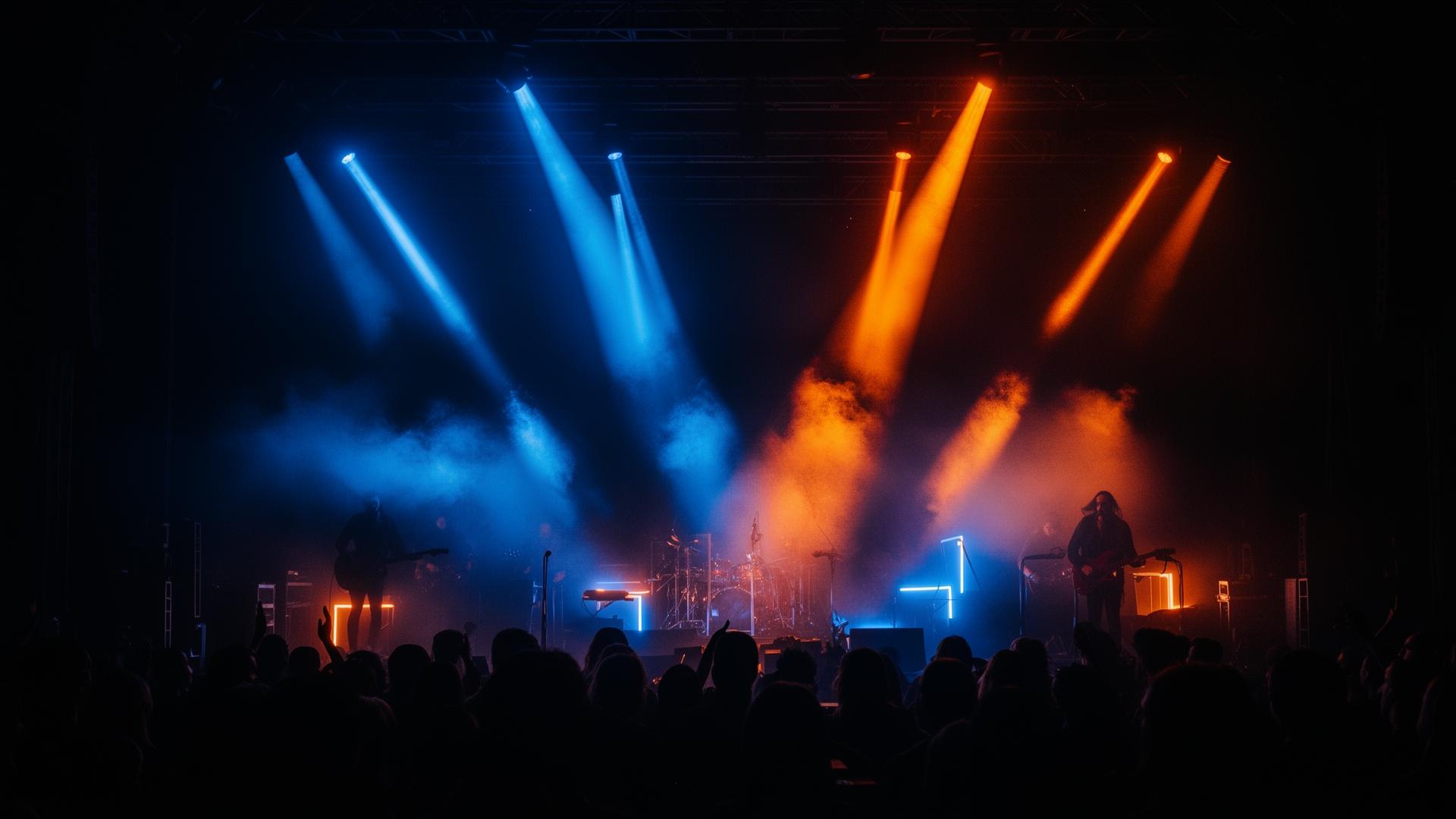 Palco de adoração da Banda Conexus